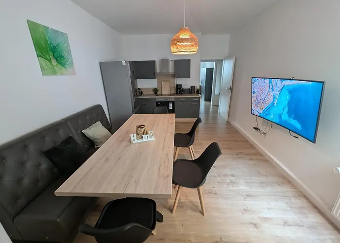 公寓 Stilvolle Am Paderquellgebiet Mit Terasse